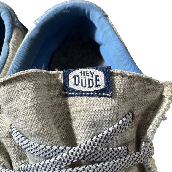 Hey Dude Mens Wally Linen Slip-On Loafers Size 10 - Picture 4 of 8